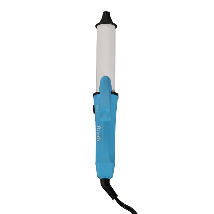 BERTA 106A 110-125V Mini Hair Curlers Hair Curling Iron Ceramic Hot Rollers - US Plug / Blue-3