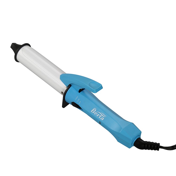 BERTA 106A 110-125V Mini Hair Curlers Hair Curling Iron Ceramic Hot Rollers - US Plug / Blue-5