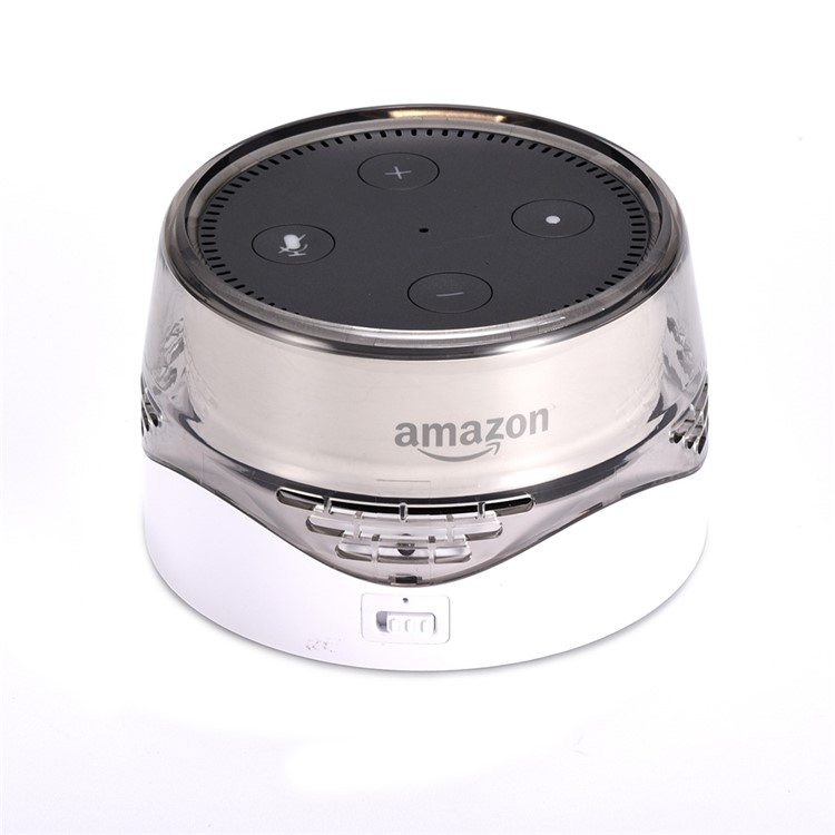Portable 6000mAh Power Bank Charging Station for Amazon Echo Dot 2nd Generation - White-6