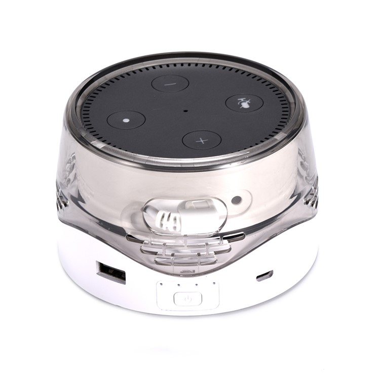 Portable 6000mAh Power Bank Charging Station for Amazon Echo Dot 2nd Generation - White-7