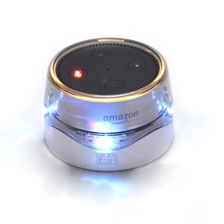 Portable 6000mAh Power Bank Charging Station for Amazon Echo Dot 2nd Generation - White-8
