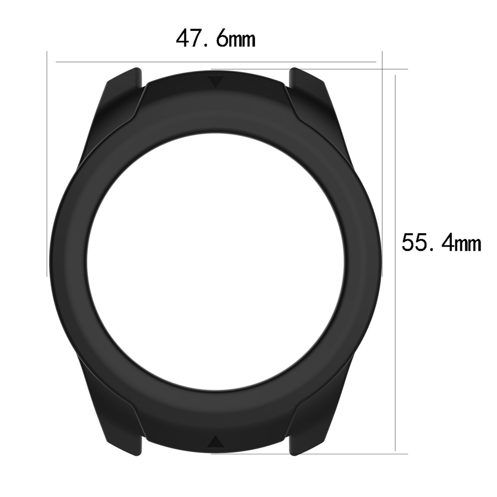 Caixa De Quadro De Silicone Macio Para Ticwatch Pro Watch - Preto-5