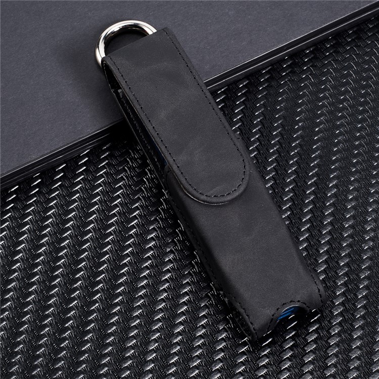 

Vintage Style PU Leather Protection Shell for IQOS 3.0 Multi Electronic Cigarette - Black