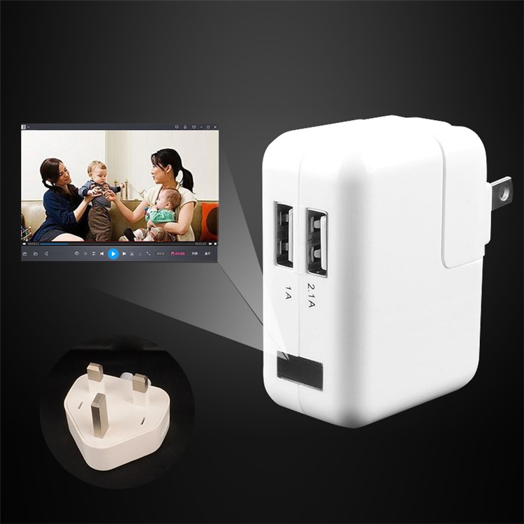 

A11 2 in 1 Mini Hidden Home Camera and Charger with WiFi Connection - UK Plug