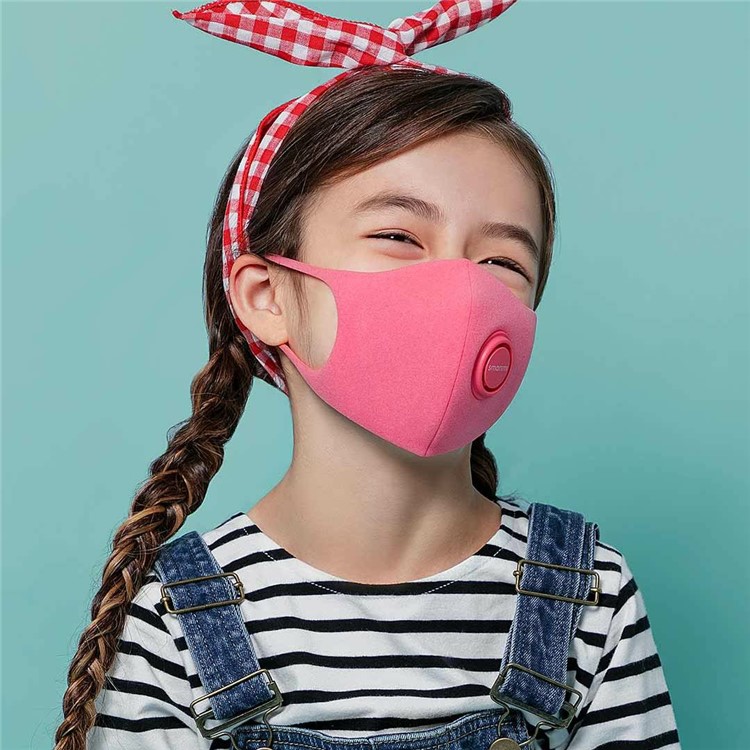 3Pcs/Lot XIAOMI Smartmi Children Air Mask PM2.5 Blocking Anti-haze Dustproof Face Mask - Pink / Size: XXS-2