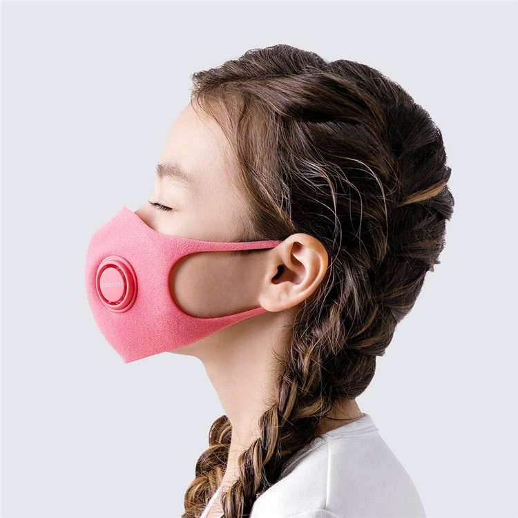 3Pcs/Lot XIAOMI Smartmi Children Air Mask PM2.5 Blocking Anti-haze Dustproof Face Mask - Pink / Size: XXS-3