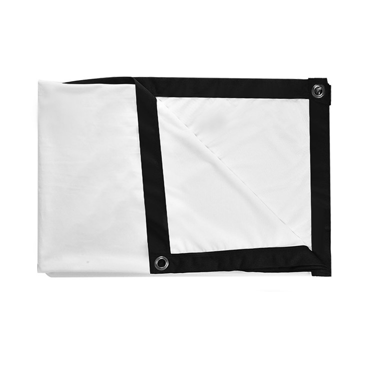 100 inch Home Movie Projector Canvas Screen Good Image Clearing Effect-7