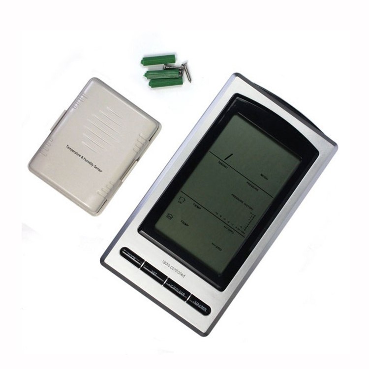 WS1066 Electronic Digital Radio Indoor Outdoor Thermometer Weather Station Forecaster-7