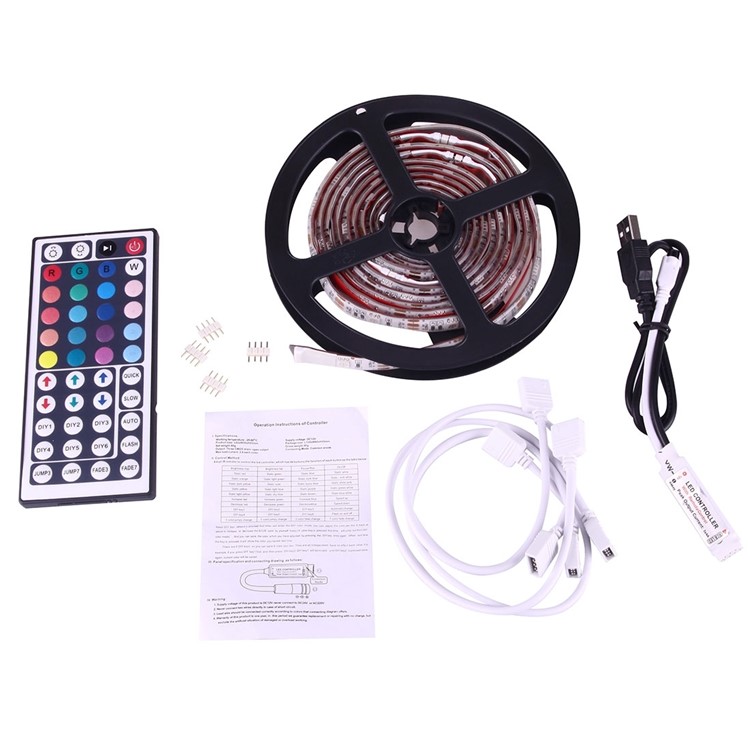 LED Controller LED Light Strips 5V USB Soft RGB Lamp 2m Band TV Backlight-7