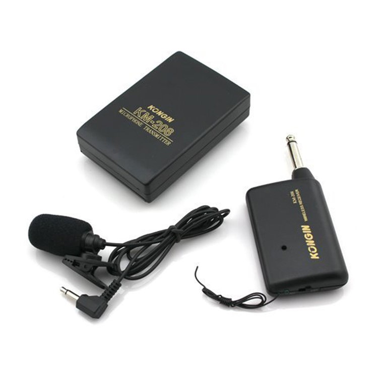KM208 Mini Clip-on Wireless Microphone System-1