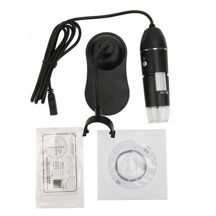 50X-1000X LED Câmera Digital Endoscópio USB Stereo Eletrônico Pinças Microscópio Lupa-4