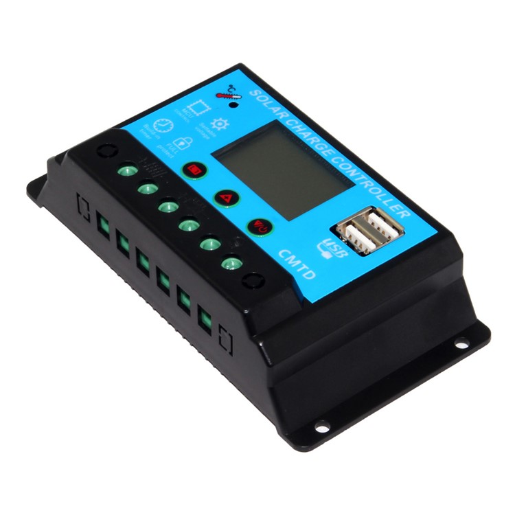 12V/24V 20A Solar Panel Battery Regulator Charger Controller with Dual USB 5V Output CMTD-2420-3
