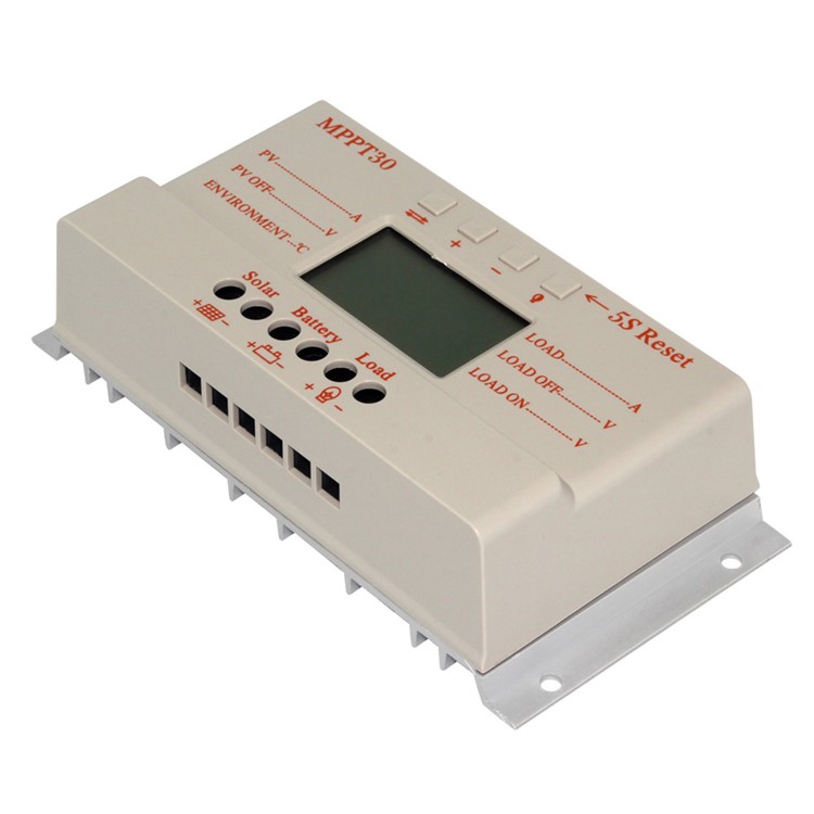 MPPT 30A 12V/24V Solar Battery Voltage Stablizer Controller with LCD-1