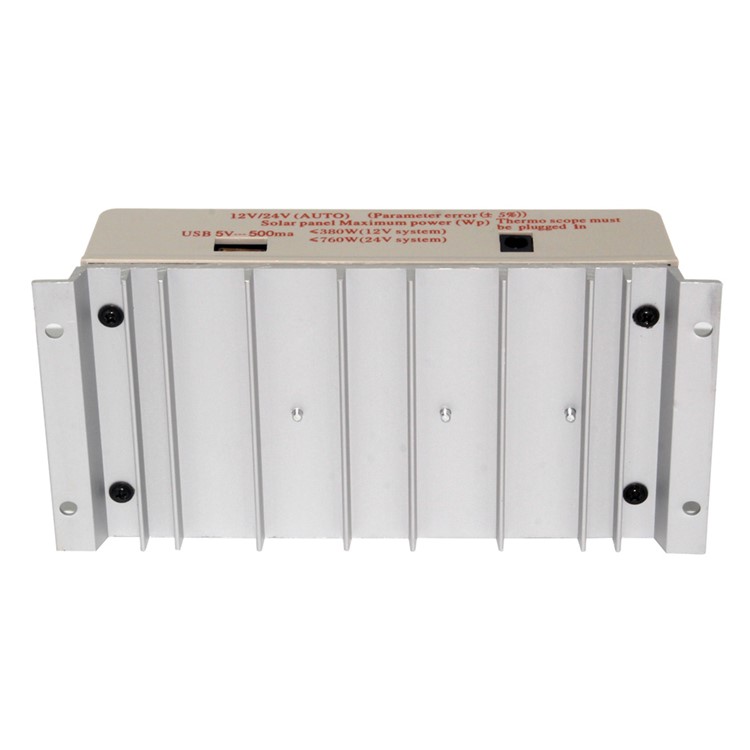 MPPT 30A 12V/24V Solar Battery Voltage Stablizer Controller with LCD-5