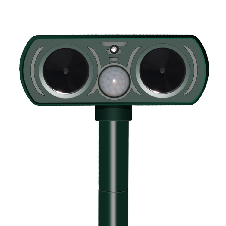 RC-510 Ultrasonic Solar Power Pest Animal Repeller-2