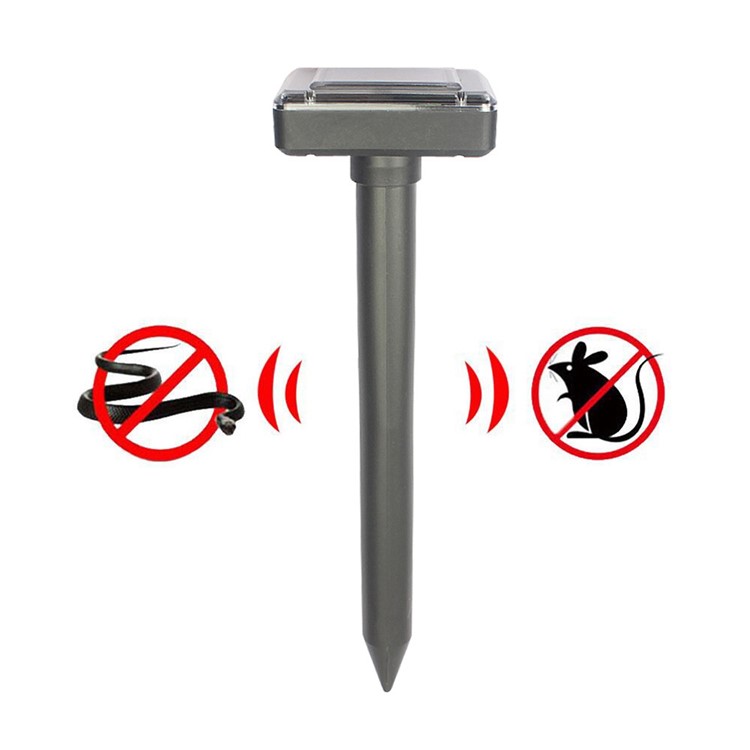 2 Pieces Solar Solar Power Ultrasonic Signals Animal Repeller Outdoor Lawn Mice Snake Expeller-10