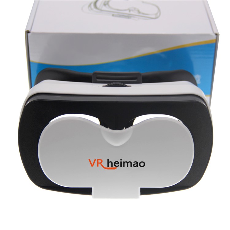 VRHEIMAO Mini 3D Virtual Reality VR Glasses Box Headset - White-13