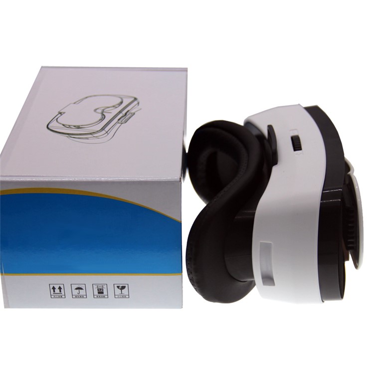 VRHEIMAO Mini 3D Virtual Reality VR Glasses Box Headset - White-14
