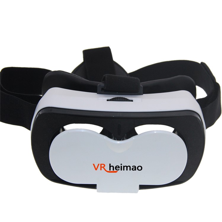 VRHEIMAO Mini 3D Virtual Reality VR Glasses Box Headset - White-5