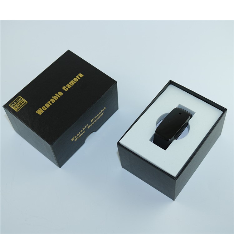K18 Wearable Sport Bracelet with HD 1080P Hidden Camera Support 32G TF Card - Black-8
