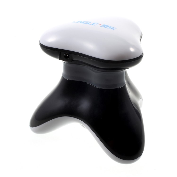 LINGLE Mini Vibrating Electric Body Massager, USB or Battery Powered - Black-1