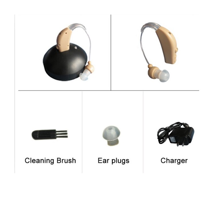 ZDB-108 Rechargeable Sound Amplifier Hearing Aid BTE Behind the Ear - EU Plug-6