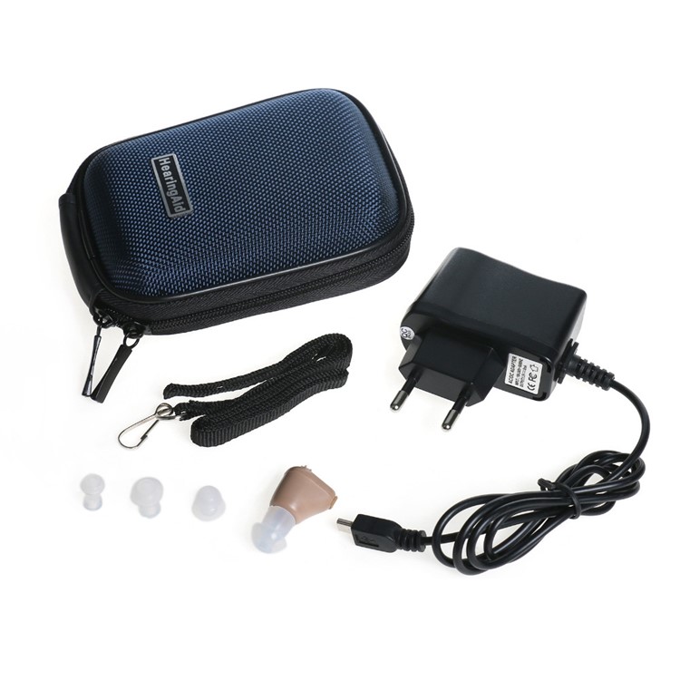 AXON K-88 Rechargeable ITE Hearing Aid Sound Amplifier Volume Adjustable - EU Plug-7