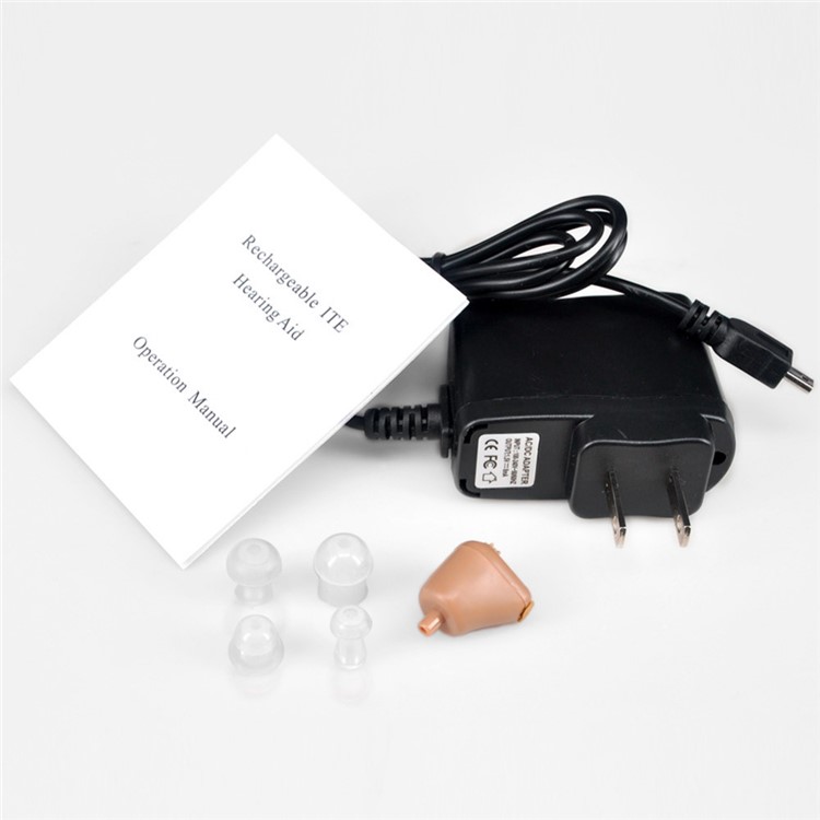 AXON K-88 Rechargeable ITE Hearing Aid Sound Amplifier Volume Adjustable - EU Plug-8