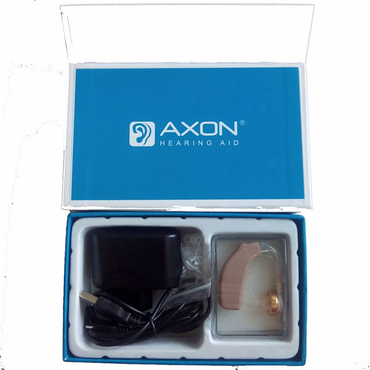 AXON C-108 Volume Adjustable Rechargeable BTE Hearing Aid Sound Amplifier - EU Plug-16