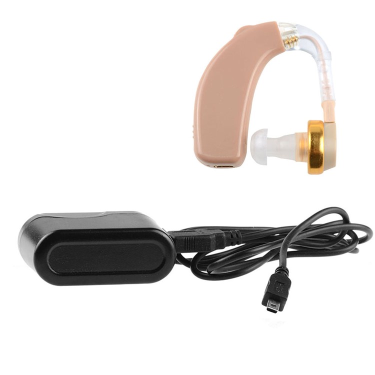AXON C-108 Volume Adjustable Rechargeable BTE Hearing Aid Sound Amplifier - EU Plug-4