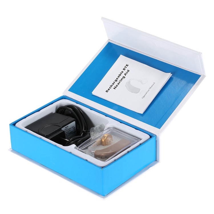AXON C-108 Volume Adjustable Rechargeable BTE Hearing Aid Sound Amplifier - EU Plug-7