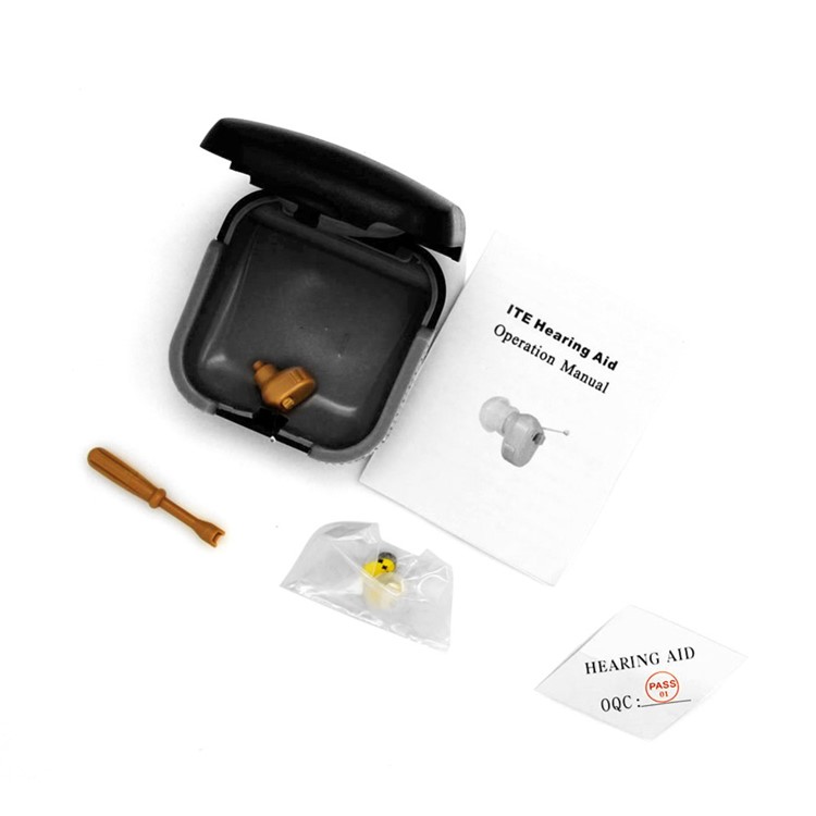 AXON K-188 ITE Hearing Aid Super Mini Invisible In-ear Sound Amplifier Volume Adjustable-4