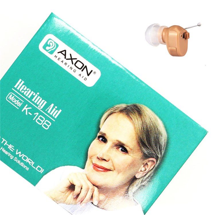 AXON K-188 ITE Hearing Aid Super Mini Invisible In-ear Sound Amplifier Volume Adjustable-8