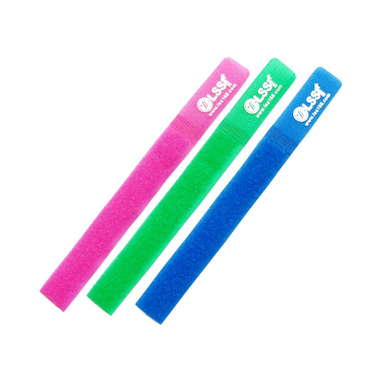 3pcs/set LSS Rose/Green/Blue Colorful Cable Ties Wire Organizers Wraps-1