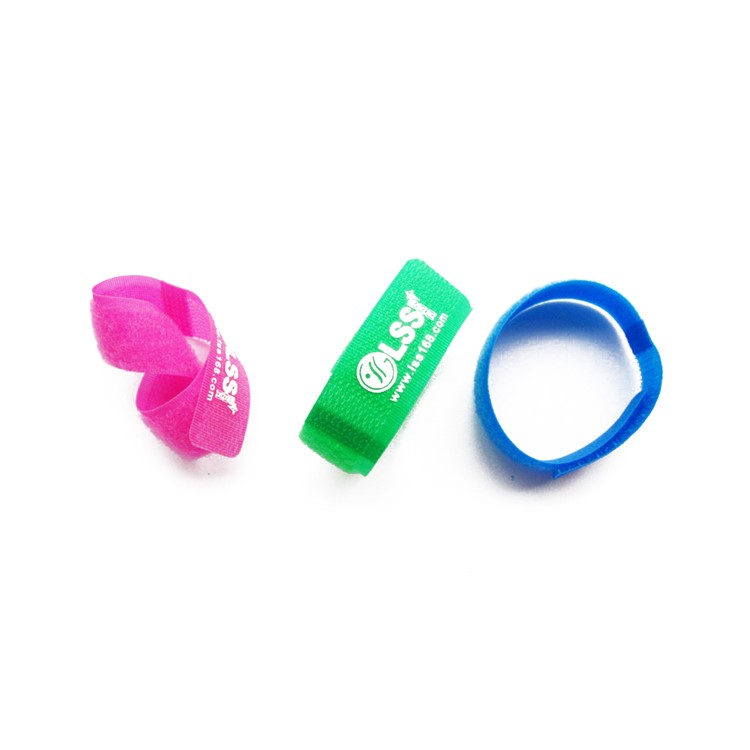 3pcs/set LSS Rose/Green/Blue Colorful Cable Ties Wire Organizers Wraps-3