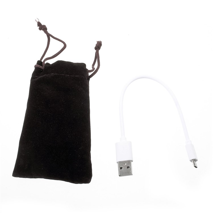 Streamline Pattern Electric Dual Arc Metal Lighter USB Rechargeable - Grey-12