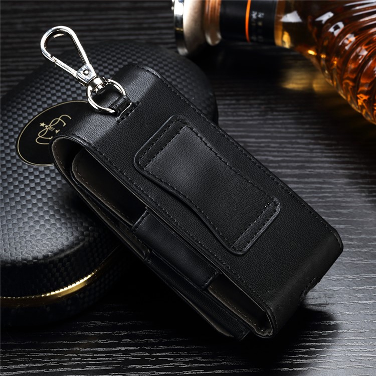 Magnetic Leather Case Holster for IQOS Electronic Cigarette - Black-2