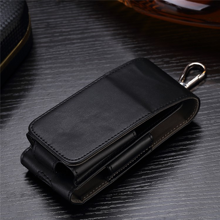 Magnetic Leather Case Holster for IQOS Electronic Cigarette - Black-3