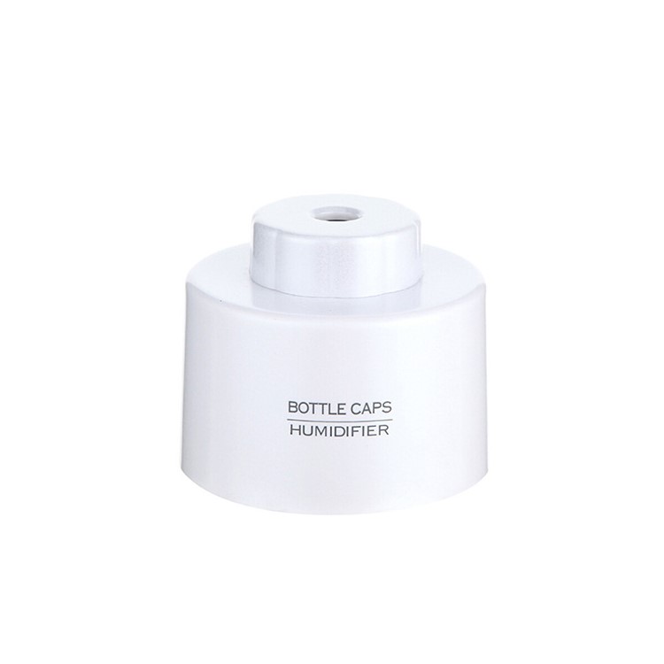 Mini Water Bottle Cap Humidifier DC 5V USB Air Purifier - White-4