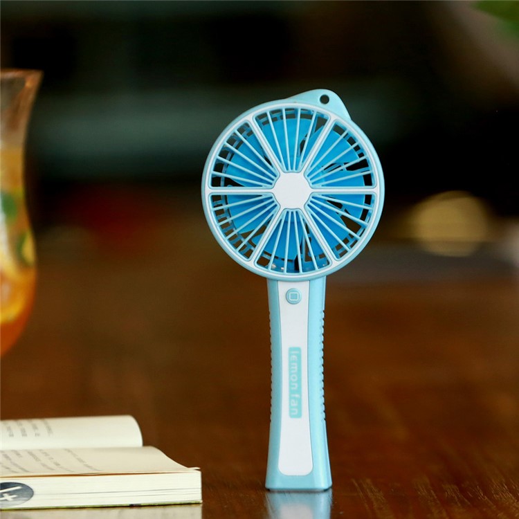 Lemon Shaped Mini Portable Handheld USB Fan Summer Air Circulator Cooling Fan (GXZ-608) - Blue-1