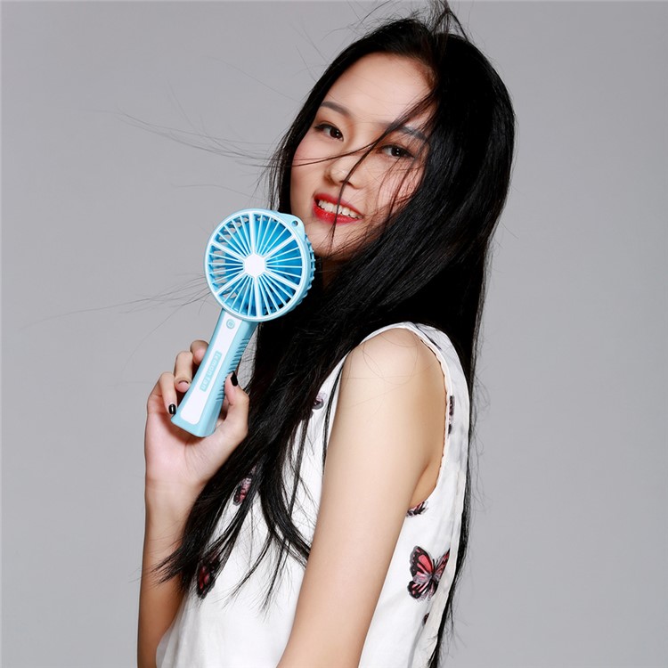 Lemon Shaped Mini Portable Handheld USB Fan Summer Air Circulator Cooling Fan (GXZ-608) - Blue-3