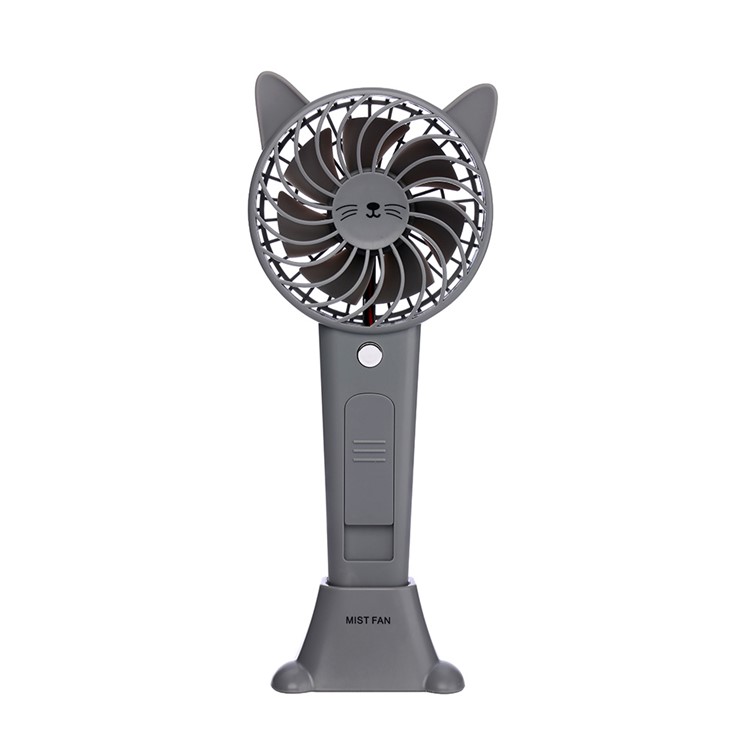 Portable Water Spray Fan Handheld Mini USB Beauty Misting Fan with Cooling Mist Humidifier - Cat-3