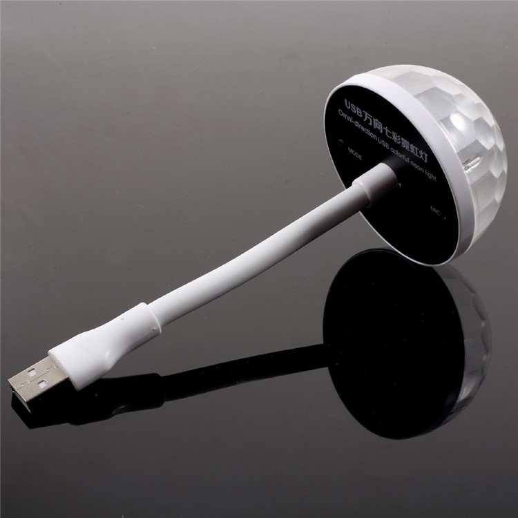 P18 USB Powered Colorful Neon Light Music Rhythm Changing Lamp for Karaoke / Small Party-3