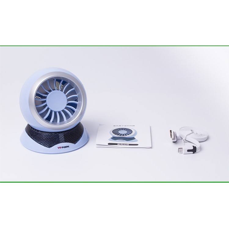 VR PARK Oxygen Anion Air Optimizer Mini Portable Fan - Black-5