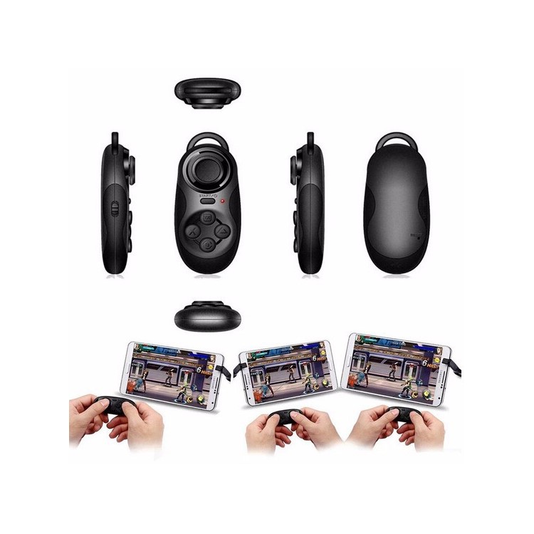Mini Bluetooth Gamepad Game Controller Joystick Selfie Remote Shutter Wireless Mouse for iOS Android Smartphone TV Box-4