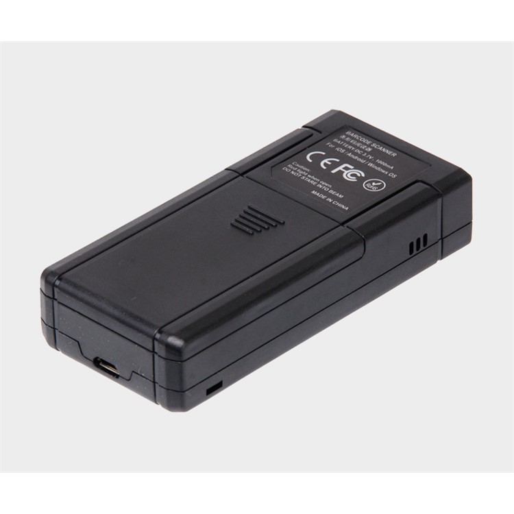 USB Bluetooth Barcode Scanner Symcode 1D Mini Wireless Handheld Laser Barcode Scanner Reader - Black-3