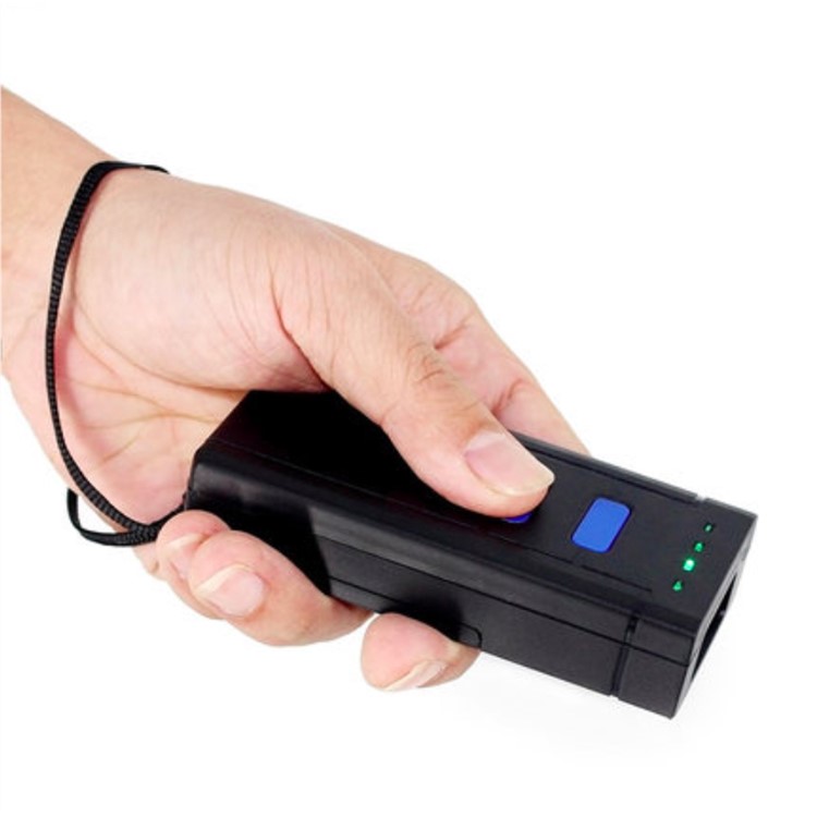 USB Bluetooth Barcode Scanner Symcode 1D Mini Wireless Handheld Laser Barcode Scanner Reader - Black-5
