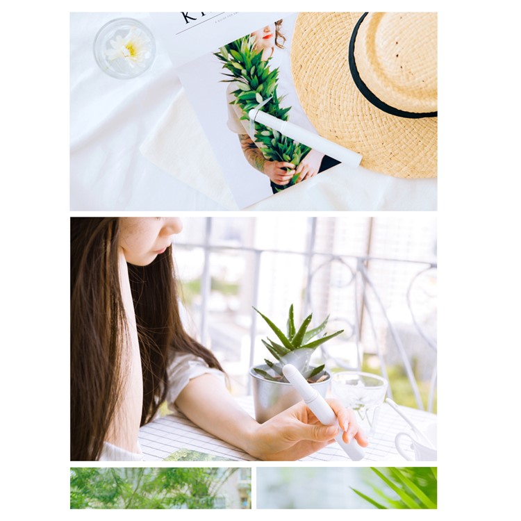Creative Design Portable Handheld Mini Battery Operated Fan - White-3