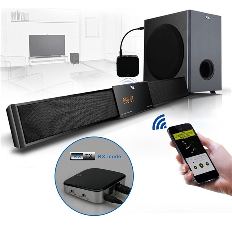 Wireless Bluetooth Audio Adapter Transmitter and Receiver with Digital Optical Toslink SPDIF Input and Output-7