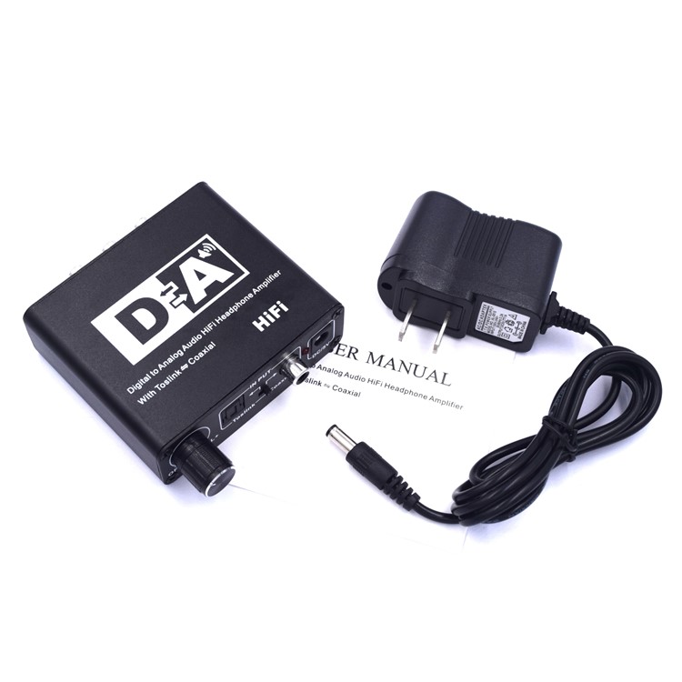 NK-C6 Volume Adjustable Digital to Analog Audio HiFi Headphone Amplifier - US Plug-6